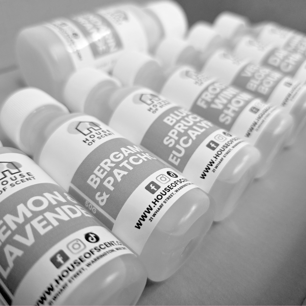 House of Scent Fragrance Oil Bottles