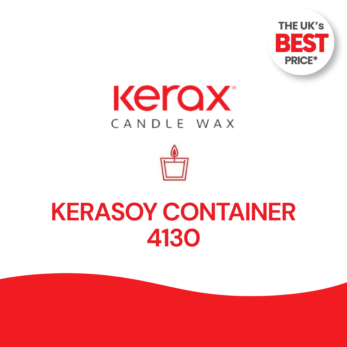 Kerax Kerasoy 4130 Soy Blend Container Wax For Candles