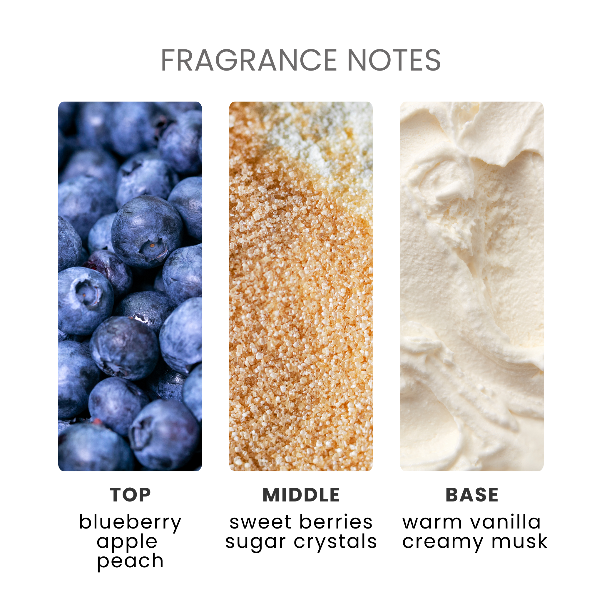 Blueberry & Vanilla Fragrance Oil Notes