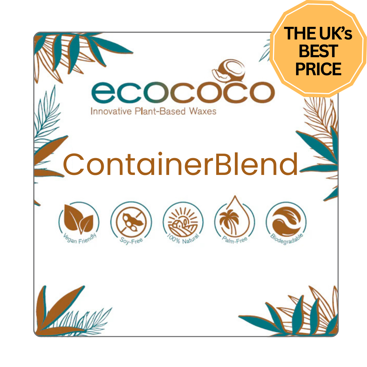 EcoCoco Container Blend Candle Wax