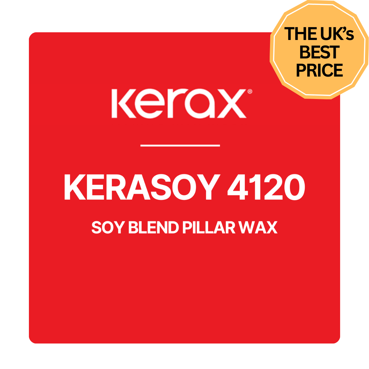 Kerax 4120 Soy Blend Pillar Wax