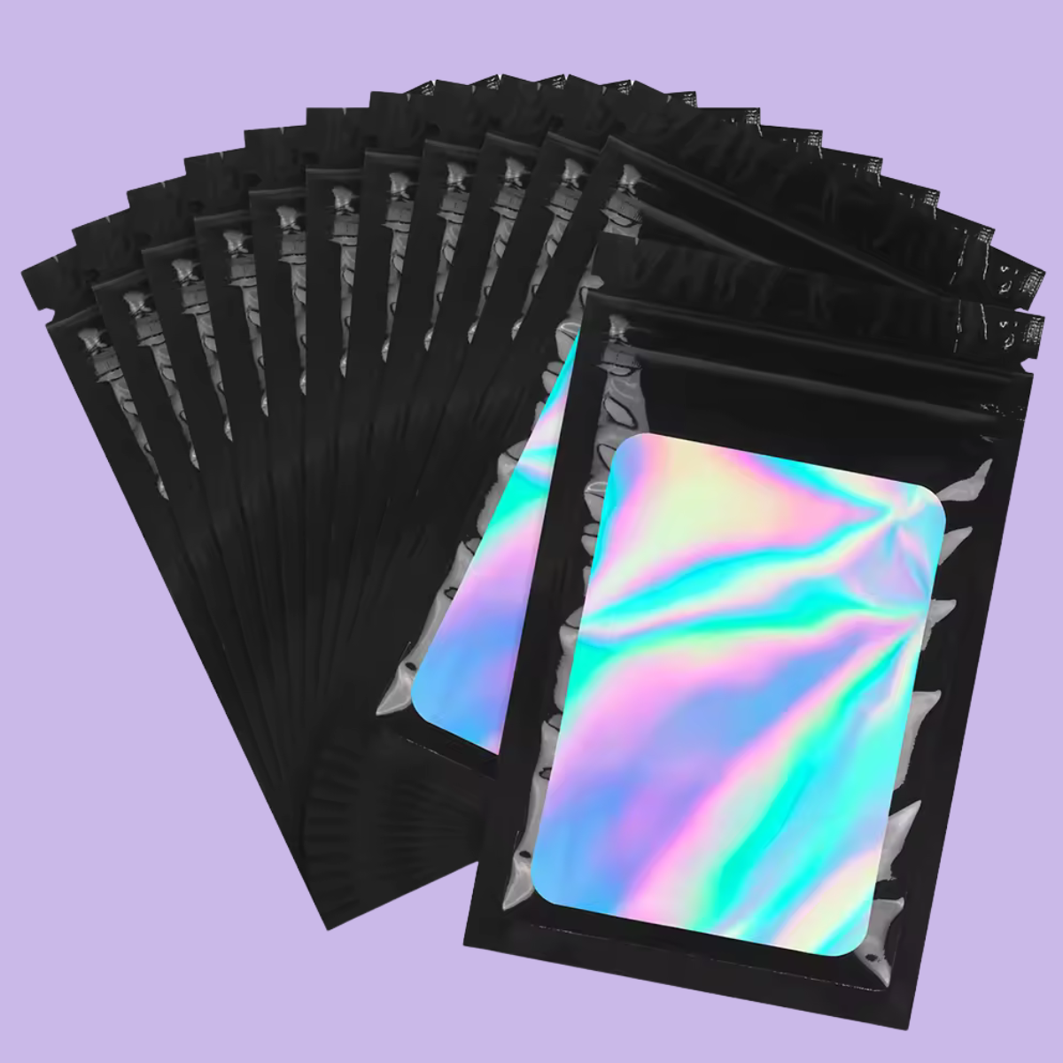 Mylar Bags For Wax Melts Black