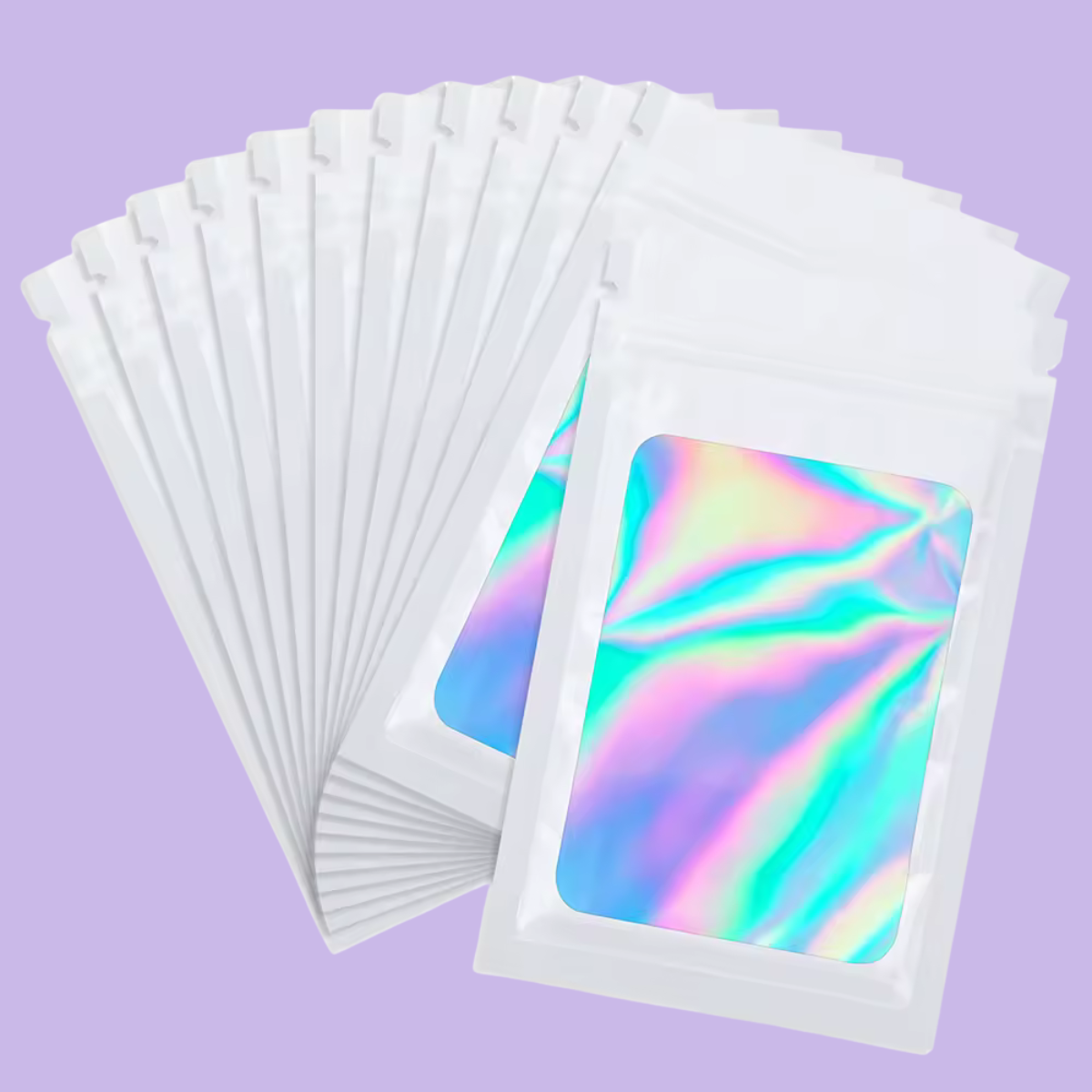 Mylar Bags For Wax Melts White