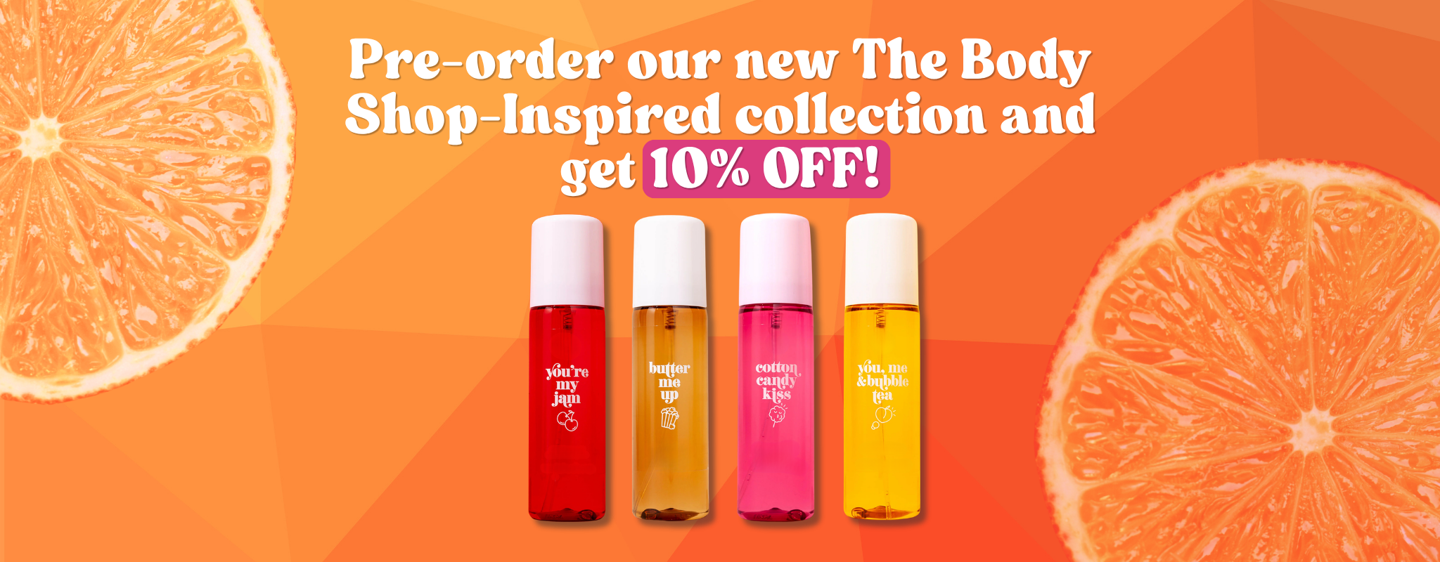 The Body Shop Fragrance Oils Banner